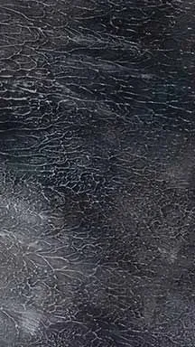 White Square on Charcoal Textured Wall Art in Black Frame — detail