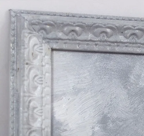 Storm Cloud Over Green Field Painting in slate — detail