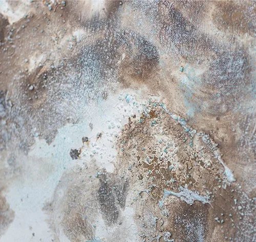 Marble Cloud Textured Painting in Black Frame, 80 x 120 cm — detail