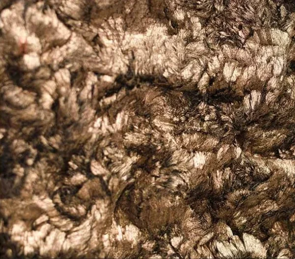 Crumpled Gold Relief in Black Frame, 50 x 50 cm — detail