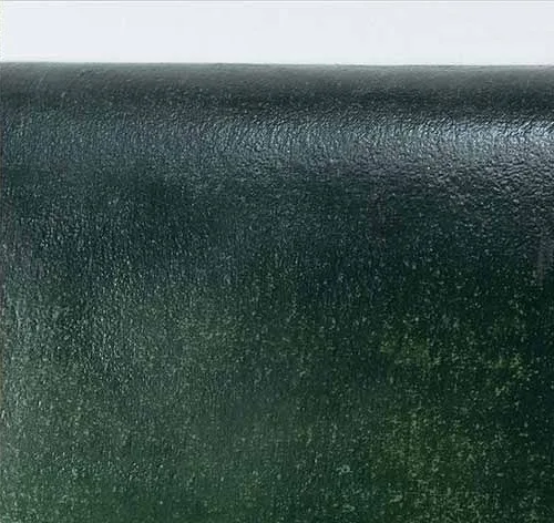 Forest Green Glazed Slab Wall Art, 98 x 98 cm in olive — detail