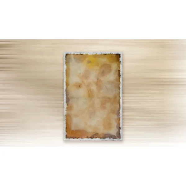 Amber Wash Panel in Slim Frame, 78 x 118 cm — in a room setting