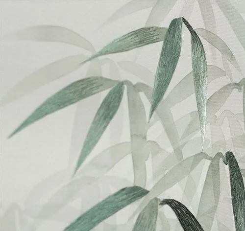 Bamboo Ink Painting in Slim Frame, 120 x 160 cm — detail