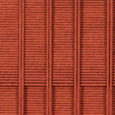 Tall Vermilion Grid Panel in Black Frame, 145 x 185 cm — detail