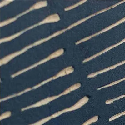 Small Navy Dash Wave Panel, 35 x 52 cm in blue — detail