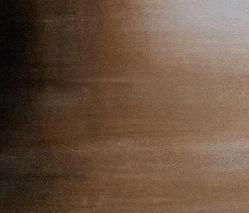 Brown Horizon Wash Painting, 130 x 135 cm in clay — detail
