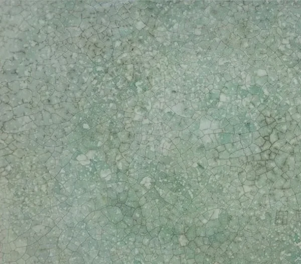 Pale Blue Speckle Glazed Slab, 100 x 100 cm in blue — detail