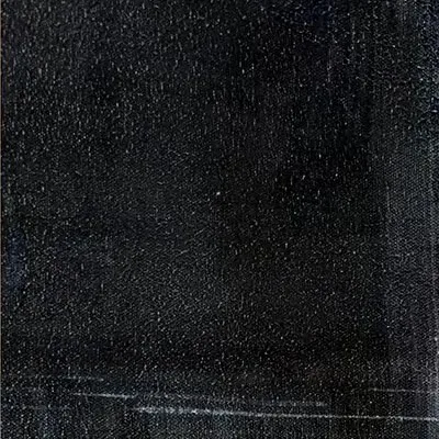 Black and Cream Colour Block Painting in black — detail