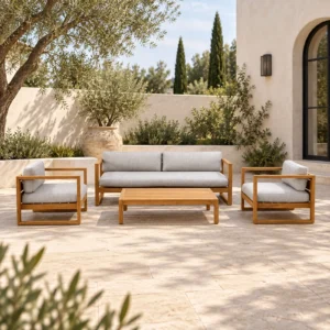 Modern Outdoor Sofa — front view