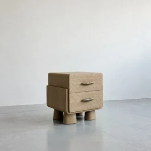 Oak Zhuju in solid oak — front view