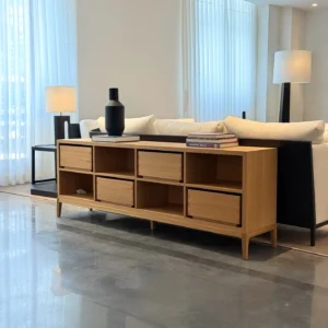 Old Money Restrained Furniture in solid wood — front view