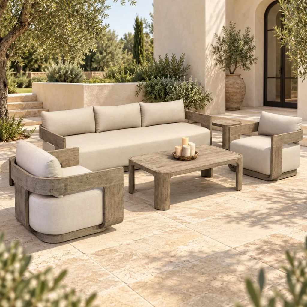 Outdoor Furniture Guide Set — front view