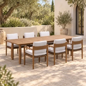 Outdoor Table & Chair Set — front view