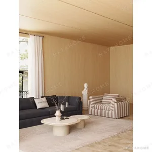 Relaxing Sofa in Dark Grey Linen with Removable Covers and — in a room setting