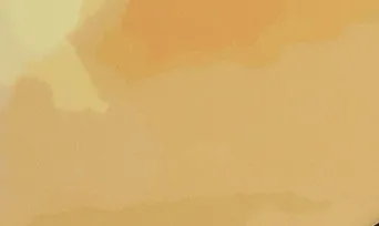 Round Sunset Wash Wall Art in Black Frame, 70 cm — detail