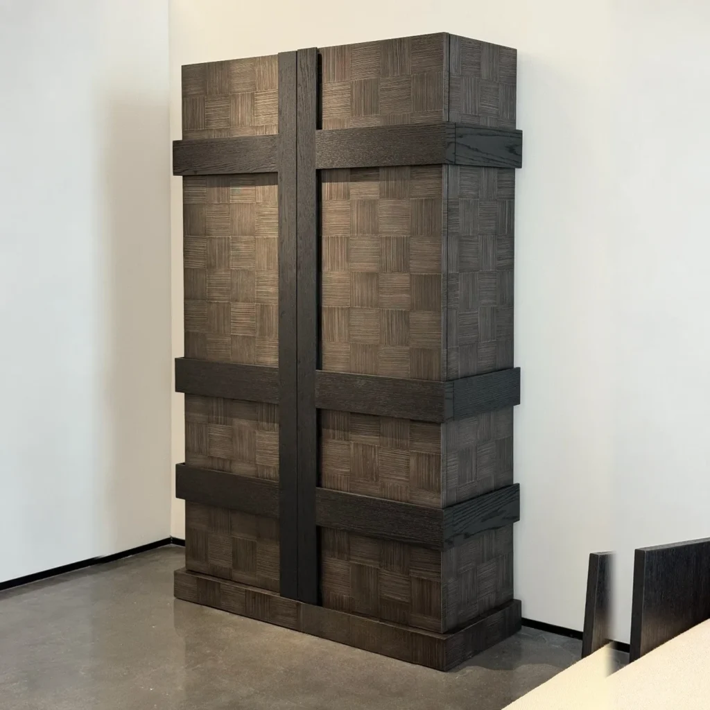 Sculptural Tall Cabinet — front view