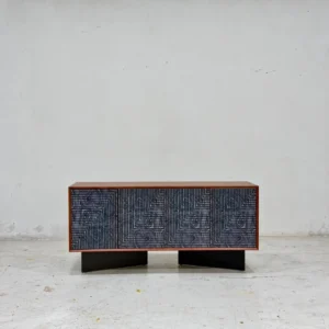 Simple Side Cabinet in solid ash — front view