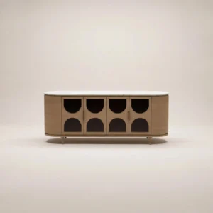 Soft Glow Sideboard in solid ash — front view