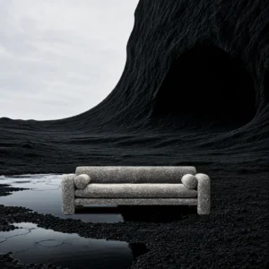 Starry Sofa in performance fabric — front view