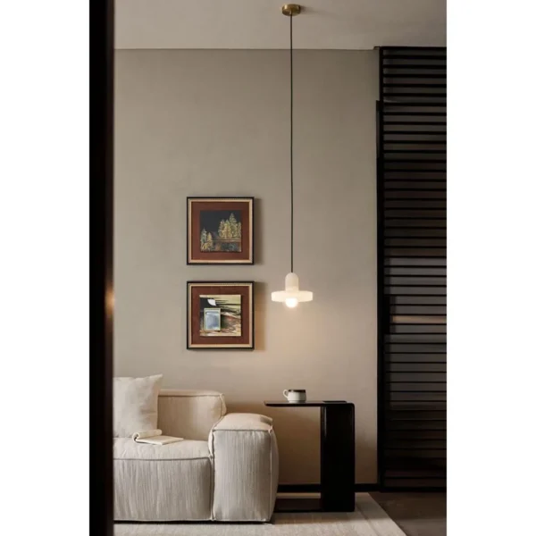 Stacked Landscape Wall Art Set of 2 in Wood Frames — in a room setting