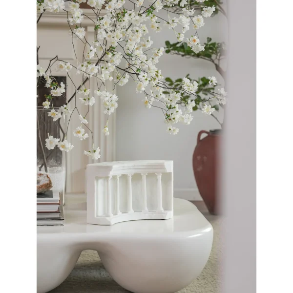 Parthenon Temple Sculpture in ivory — in a room setting