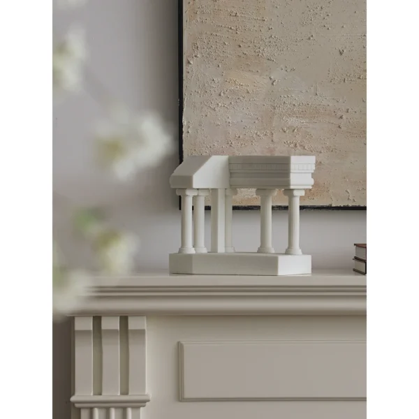 Parthenon Temple Sculpture in ivory — in a room setting