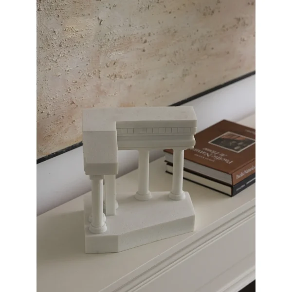 Parthenon Temple Sculpture in ivory — in a room setting