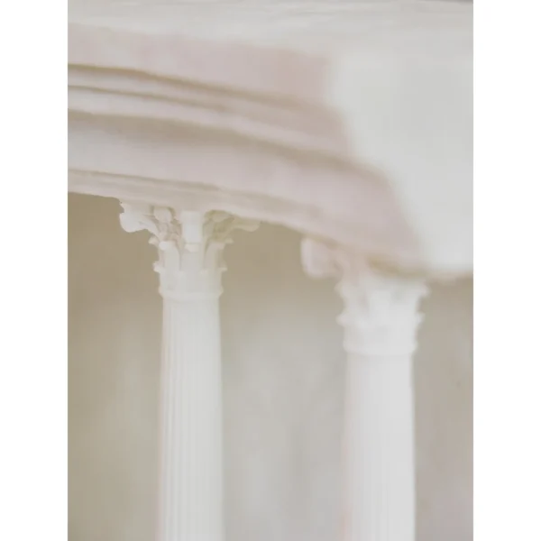 Parthenon Temple Sculpture in ivory — in a room setting