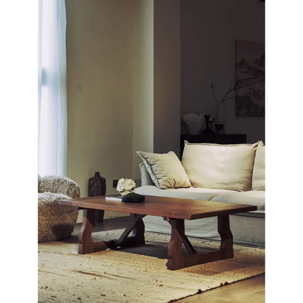 Spine Rib Lounge Chair in Cream Knit on Ash and Steel Frame — in a room setting