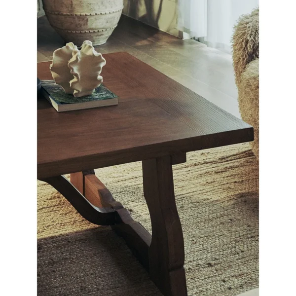 Spine Rib Lounge Chair in Cream Knit on Ash and Steel Frame — in a room setting