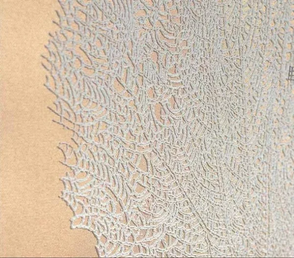 Sea Fan Coral Relief Set of 2 in sand — detail