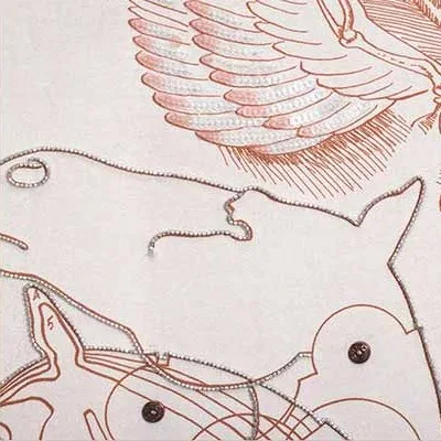 Mythical Beast Sketch Set of 3 in rust — detail