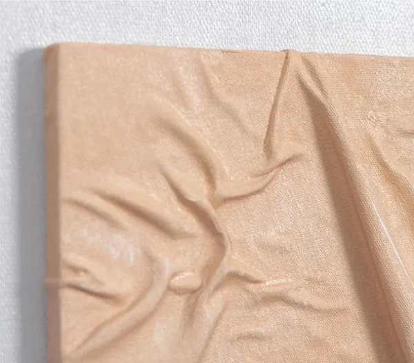 Crumpled Leather Relief Set of 2 in rose stone — detail