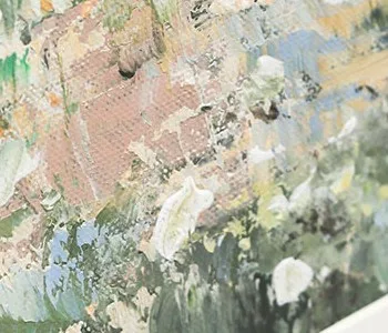 Botanical Square Triptych in Line Frames, 45 x 90 cm Each — detail