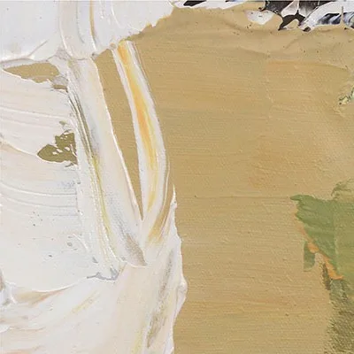 Sand and Blue Square Diptych in Line Frames, 45 x 90 cm Each — detail