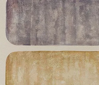 Stacked Capsule Painting in plum — detail