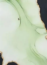 Sage and Black Marble Ink Set of 6 in olive — detail