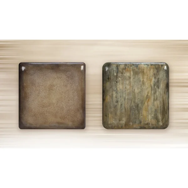 Glazed Stone Slab Set of 2 in sand — in a room setting