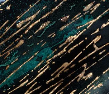 Dark Rain Panel Set of 2 in black — detail
