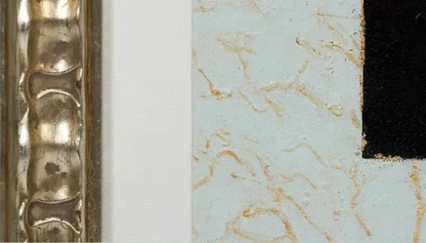 Gold Leaf Corner Set of 2 in oatmeal — detail