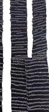 Tall Navy Woven Panel Set, 180 x 300 cm Overall in blue — detail