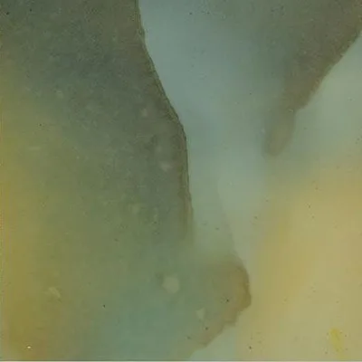 Glazed Ink Tile Set of 3 in Olive and Sage, 30 x 30 cm Each — detail