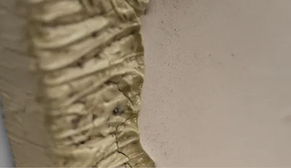Speckled Plaster Panel Set of 2 in oatmeal — detail