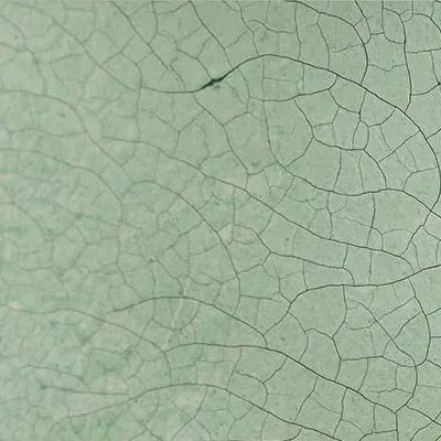 Glazed Sage Slab Set of 2, 98 x 98 cm Each in olive — detail