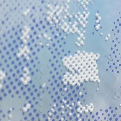 Blue City Lights Panel Set of 2, Wide Right, 285 x 130 cm in blue — detail