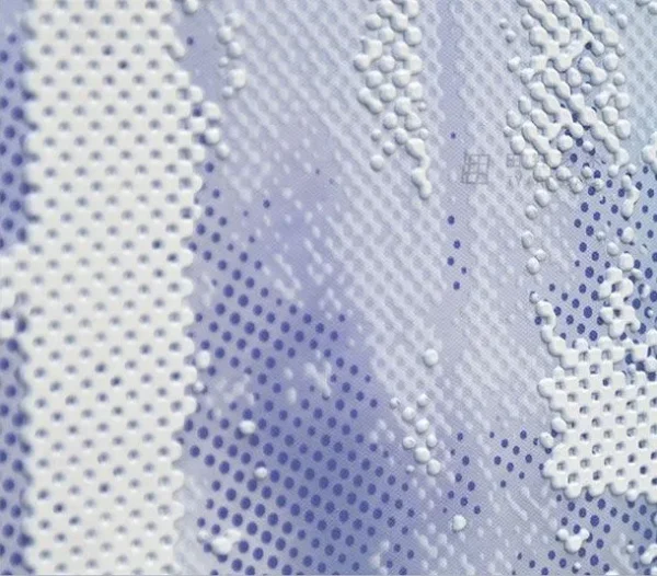 Blue City Lights Panel Set of 2, Second, 285 x 130 cm in blue — detail