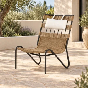 Wild Mid Century Outdoor Chair — front view