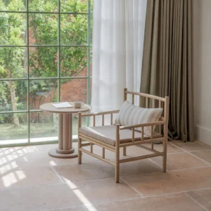 Xumu Chair in solid ash — front view