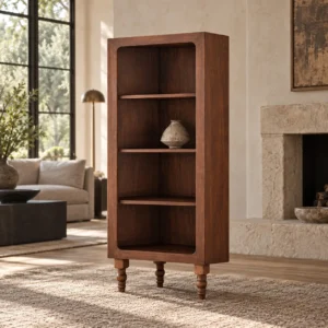 Zhuguang Display Cabinet in solid wood — front view