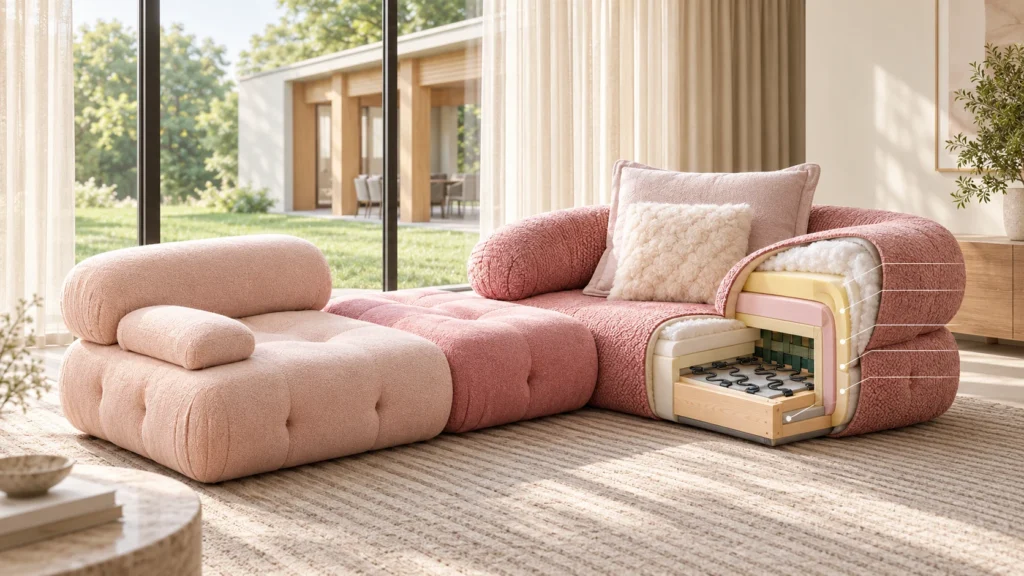 Sofa Foam Density & Cushion Construction: What Buyers Should Know